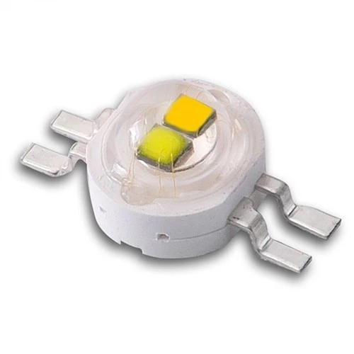 Bi-kulur qawwa għolja 3w 3000-3200k u 6000-6500k led chip dajowd
